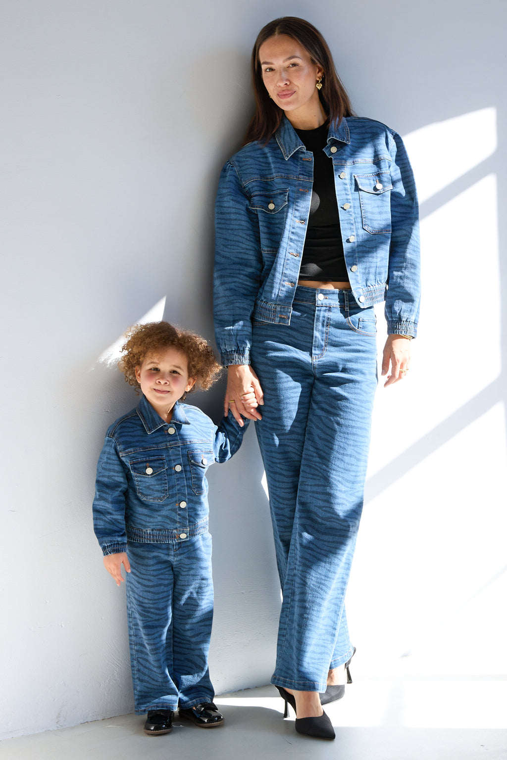 The Mini Striped Denim Jacket SERAMODE