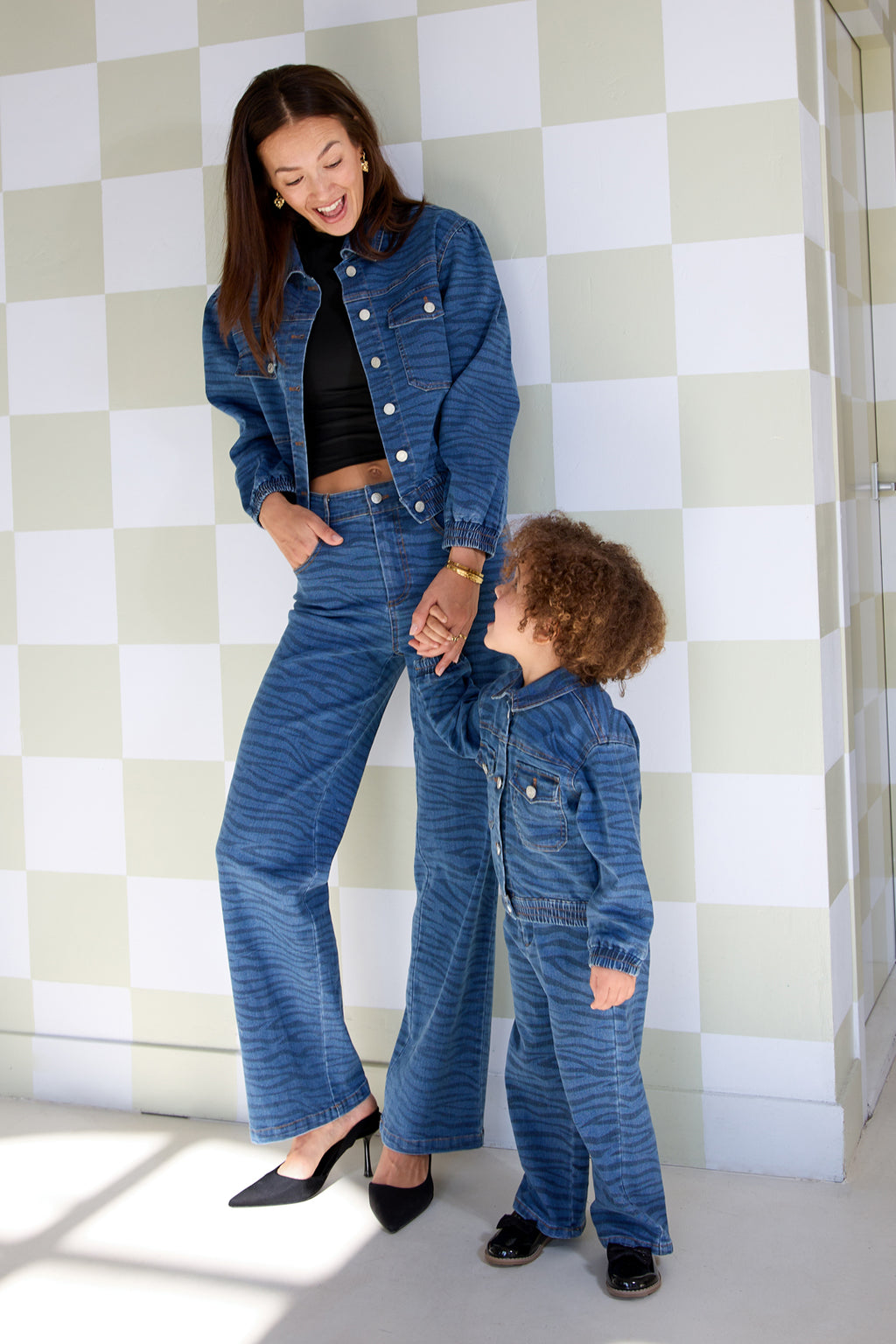 The Tiger Stripe Denim Jacket SERAMODE