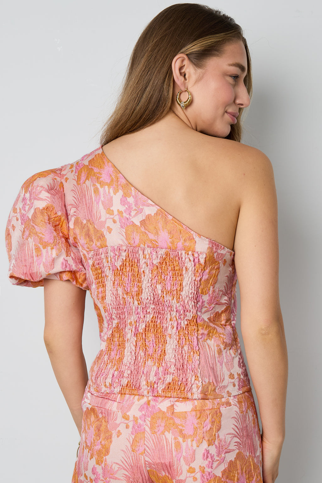 The Floral One Shoulder Top SERAMODE