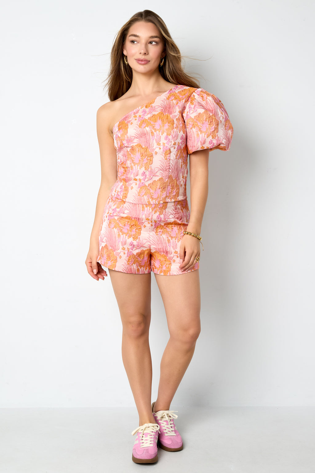 The Floral One Shoulder Top SERAMODE