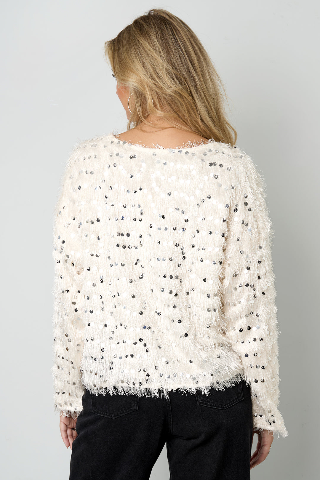 The Sequin Long Sleeve Top SERAMODE