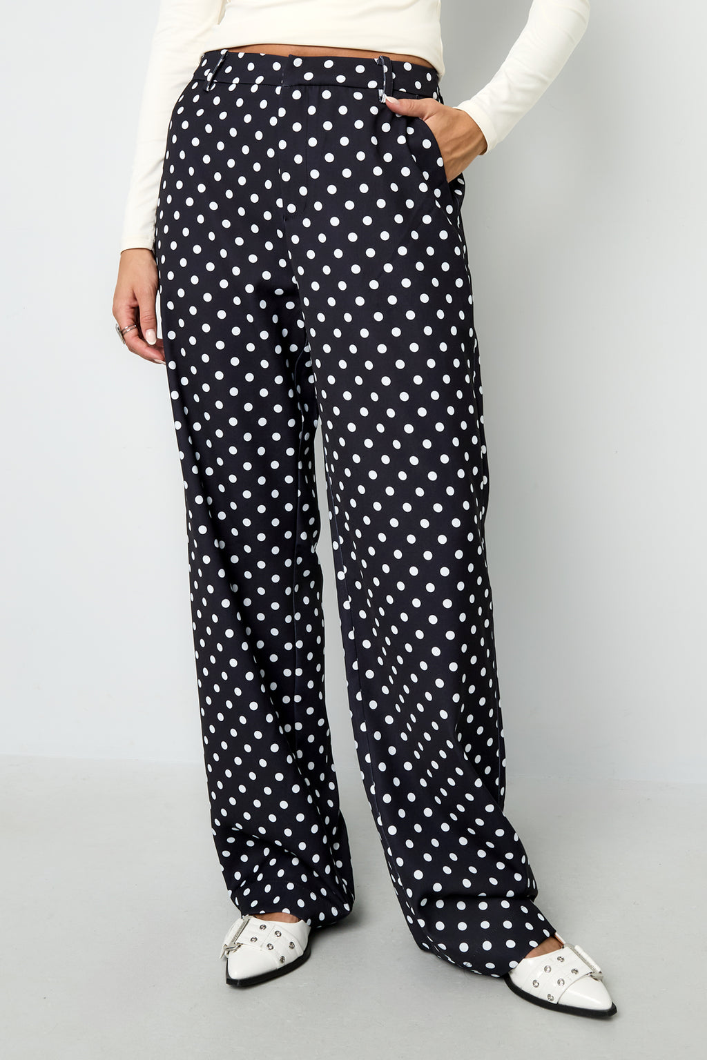 The Polka Dot Straight Pants SERAMODE