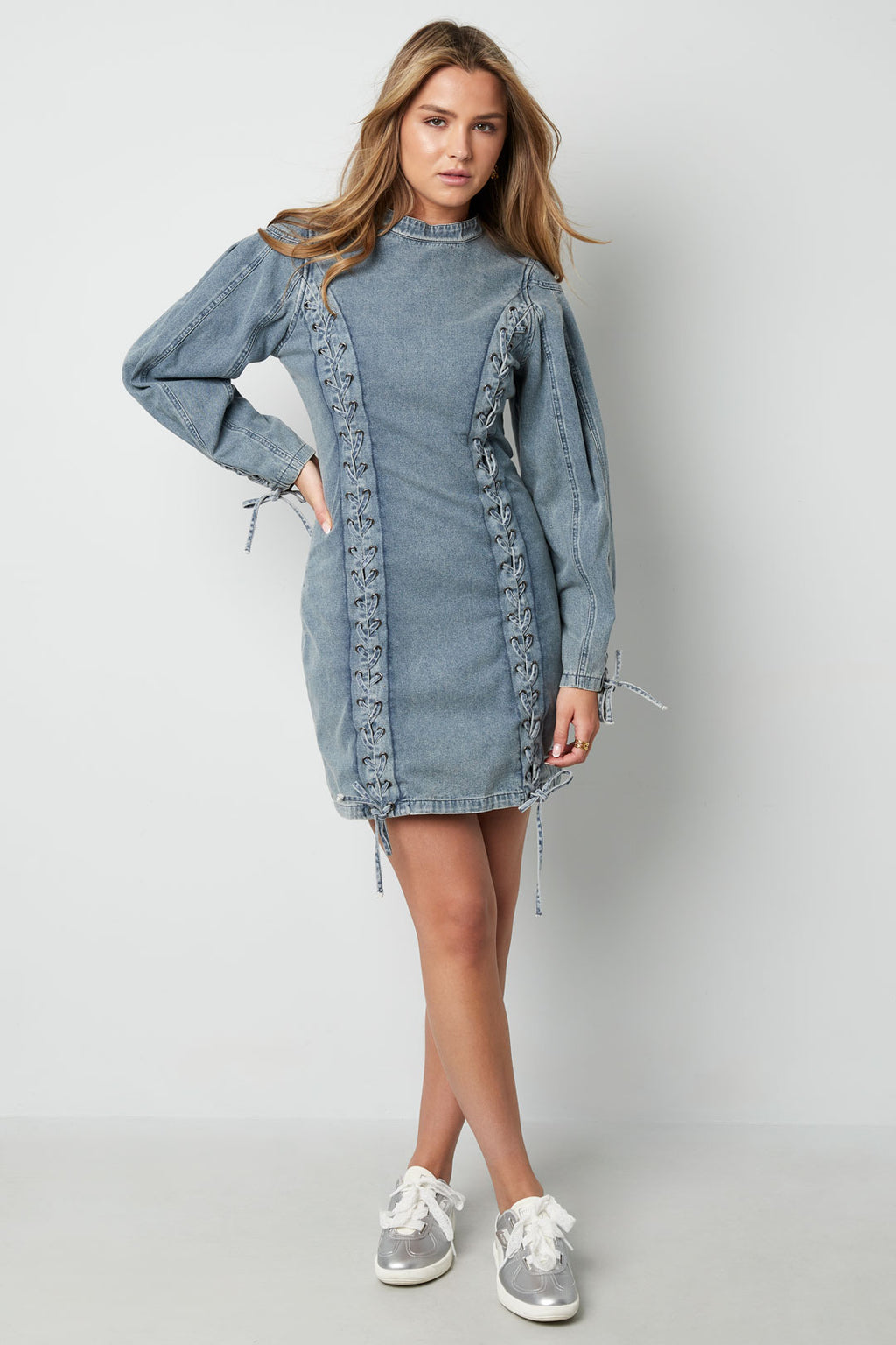 The Denim Tie Dress SERAMODE