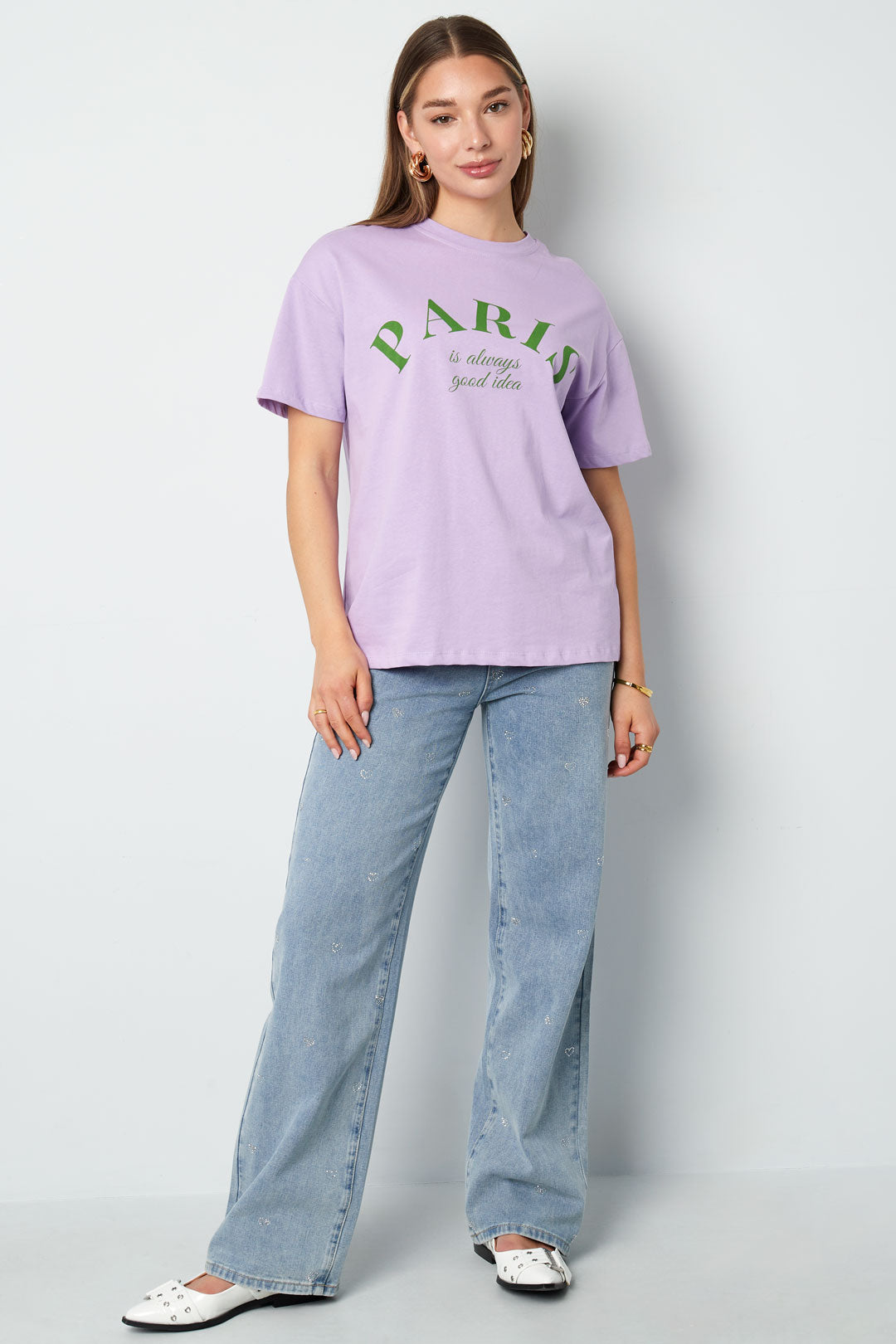 The Heart Embroidered Jeans SERAMODE