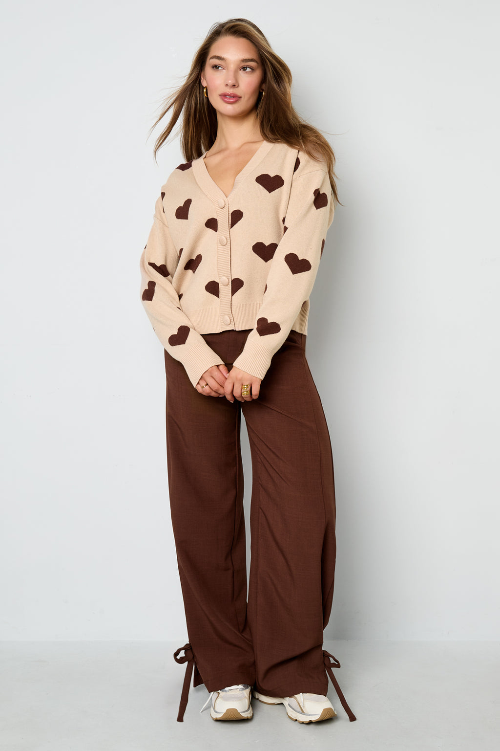 The Heart Pattern Cardigan SERAMODE