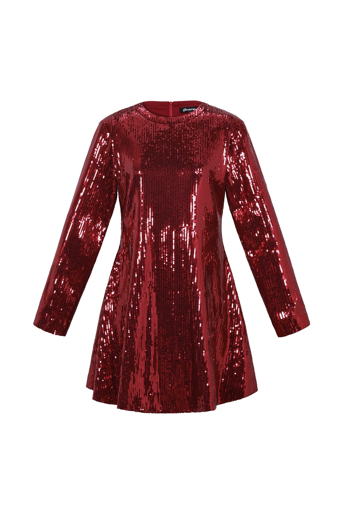 Woven Polyester Fiber Women's Mini Dress Elegant Sequins Fall/Winter