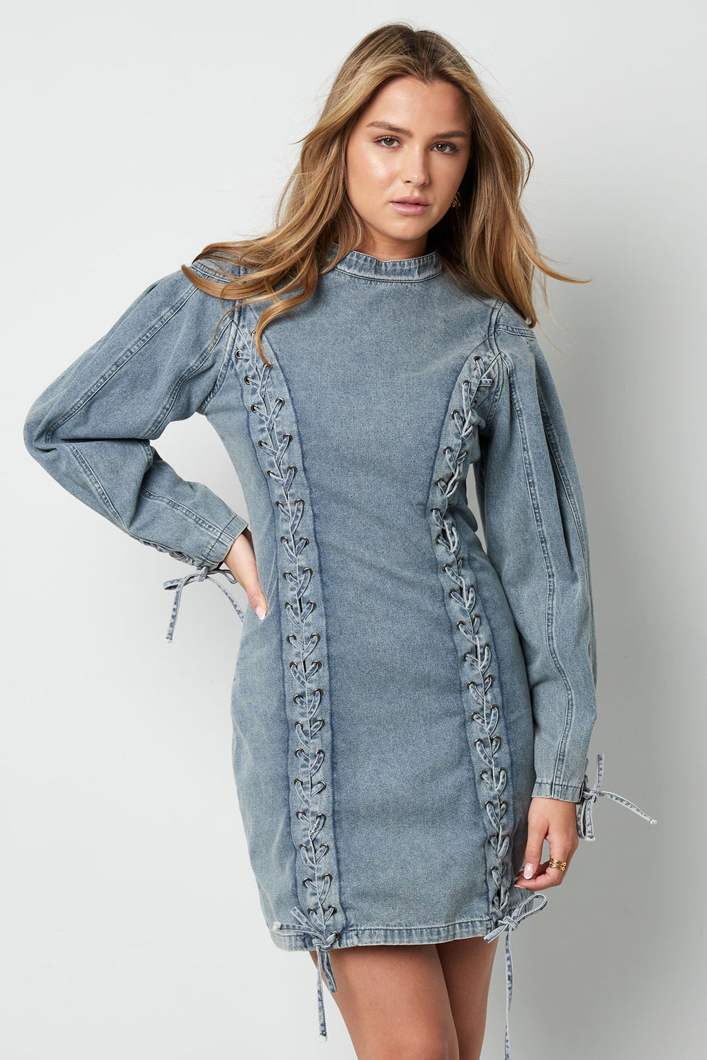 The Denim Tie Dress SERAMODE