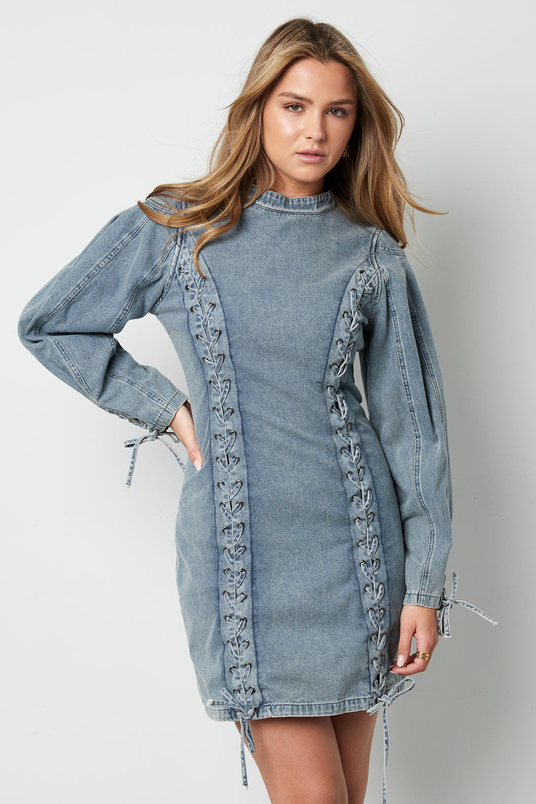 The Denim Tie Dress SERAMODE